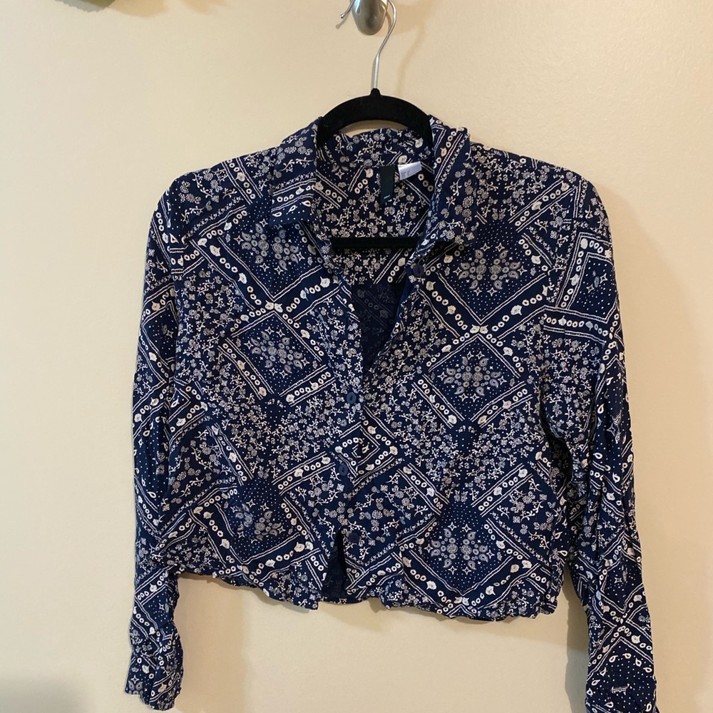 Cropped Shirt H&M
